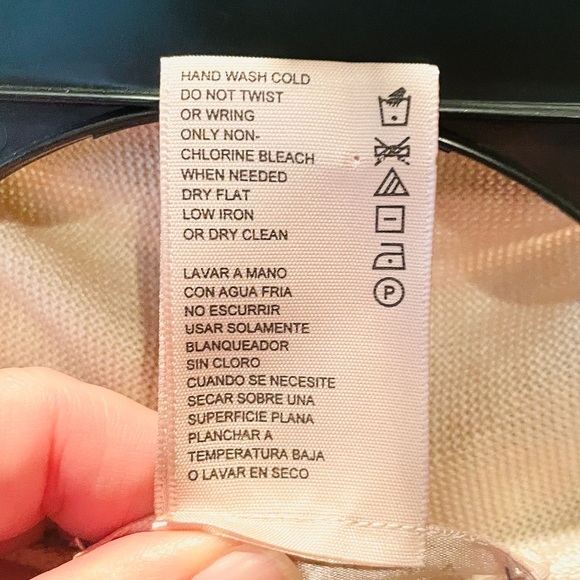 Philosophy long sleeve open front long cardigan sweater closet staple SZ M beige - Picture 8 of 8